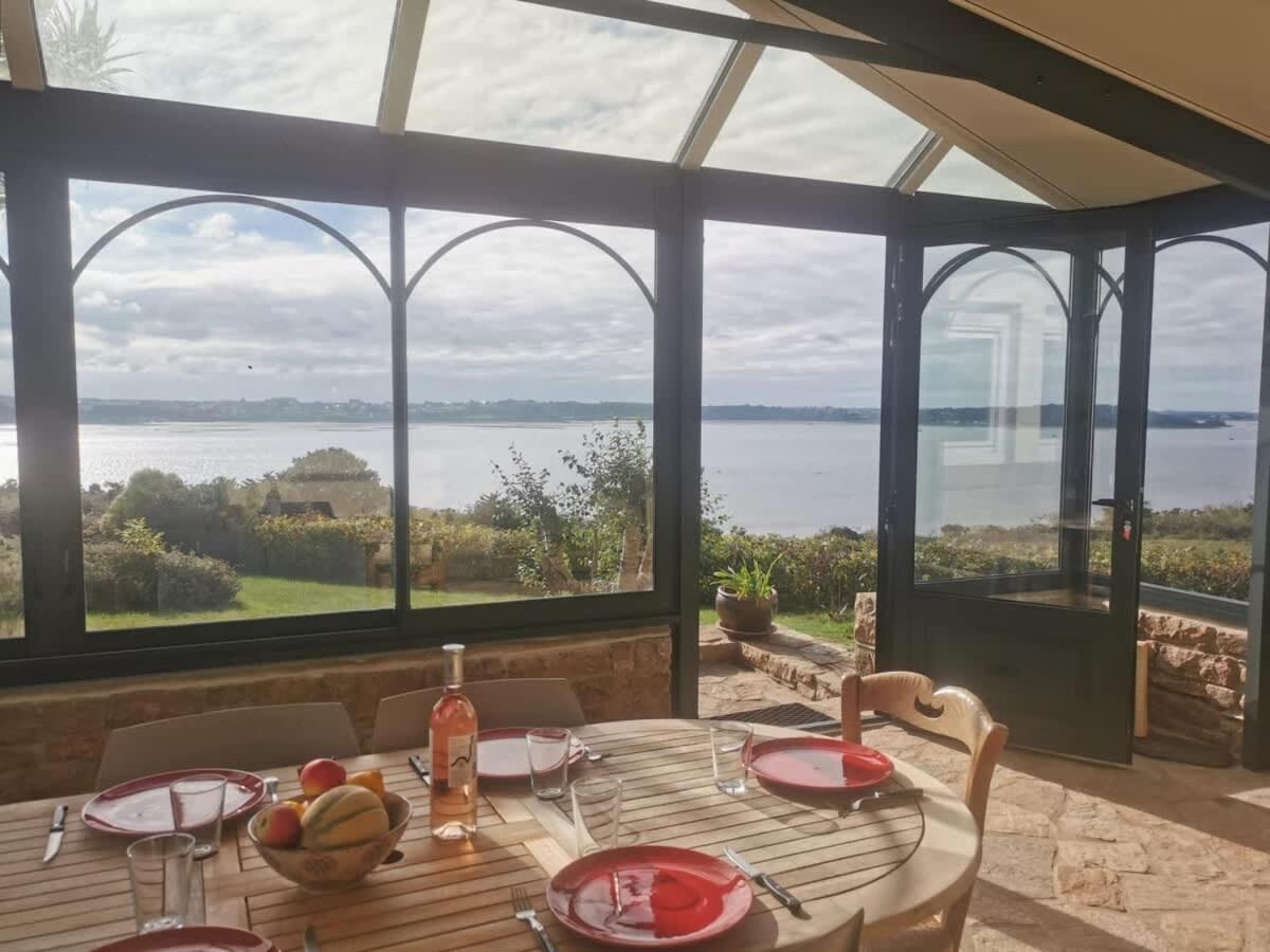 Kermartin - Maison De Famille Avec Vue Sur La Baie De Morlaix Plouézocʼh Extérieur photo