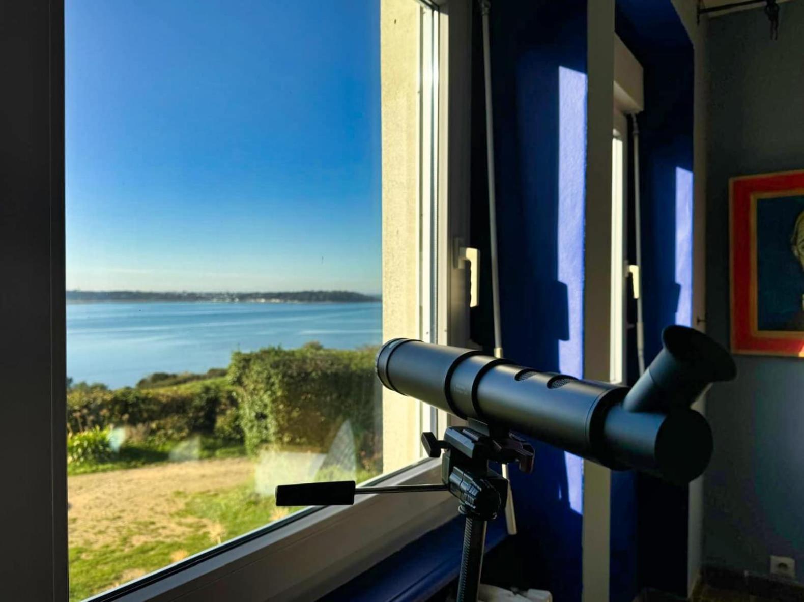 Kermartin - Maison De Famille Avec Vue Sur La Baie De Morlaix Plouézocʼh Extérieur photo